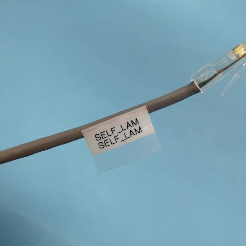 SIKOT Compatible Label Tape Replacememt for M21-1500-427 Cartridge Ribbon 1.5 Inches Wire Cable Labels,Work with M210/LAB BMP21-PLUS/LAB Self Laminating Vinyl Film-14' Length 1.5" Widt-2 Roll - Image 5